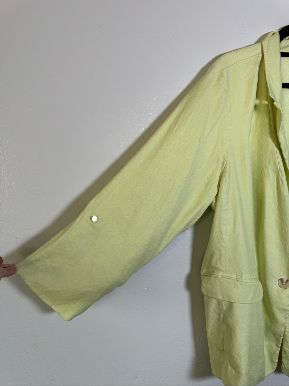 Anthropologie Maeve Linen Blend Oversized Blazer - Picture 10 of 16
